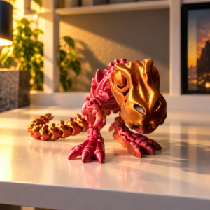 Dinosaurio Articulado T-Rex 3D – Figura Coleccionable Multicolor